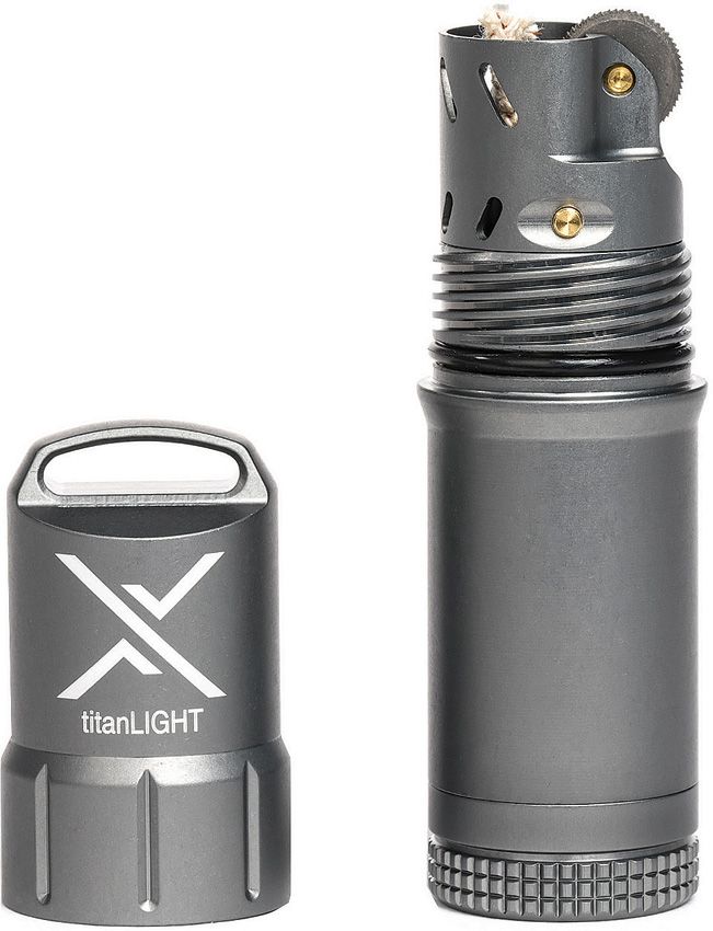 titanLIGHT Refillable Lighter - Gunmetal Gray