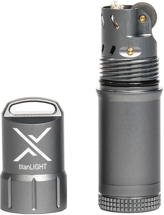 titanLIGHT Refillable Lighter - Gunmetal Gray