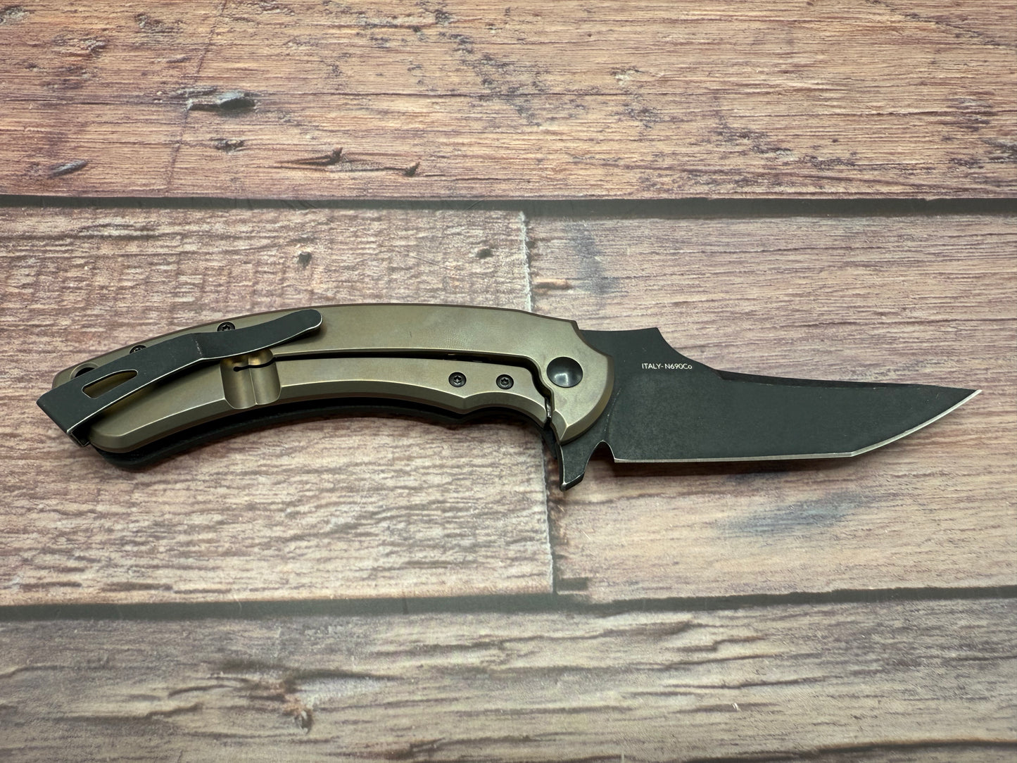 Geco Framelock Black G10