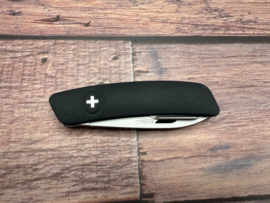 D04 Swiss Pocket Knife Black