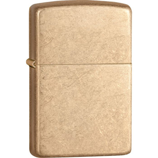 Armor Tumbled Brass Pocket Lighter