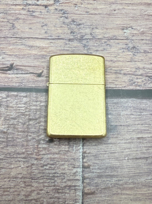 Armor Tumbled Brass Pocket Lighter